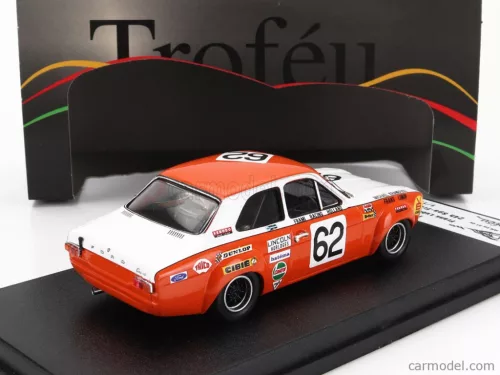 FORD ENGLAND  ESCORT MKI (night version) N 62 24h SPA FRANCORCHAMPS 1970 FRANS LUBIN - MICHAEL KRANEFUSS  ORANGE WHITE