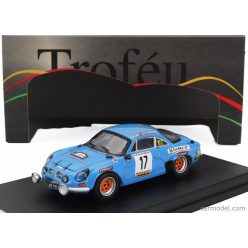   RENAULT  ALPINE A110 N 17 7th RALLY YPRES 1977 MAURICE NUSBAUMER - ANNIE GOURDAIN  LIGHT BLUE