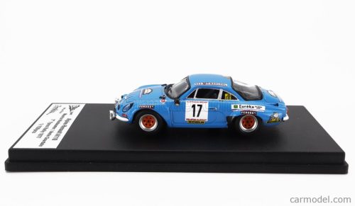 RENAULT  ALPINE A110 N 17 7th RALLY YPRES 1977 MAURICE NUSBAUMER - ANNIE GOURDAIN  LIGHT BLUE