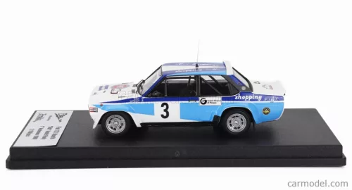 FIAT  131 ABARTH WINNER RALLY CIRCUIT DES ARDENNES 1980 DIDI - ANDRE PAULY  WHITE BLUE