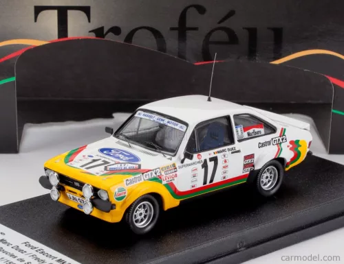 FORD ENGLAND  ESCORT MKII (night version) N 17 BOUCLES DE SPA 1979 MARC DUEZ - FREDY FRANSSEN  WHITE YELLOW