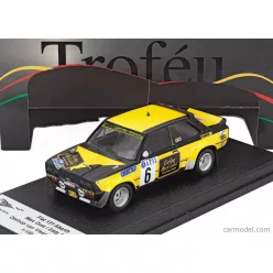   FIAT  131 ABARTH N 6 RALLY OMLOOP VAN VLAANDEREN 1979 MARS DUEZ - EDDY NYS  YELLOW BLACK