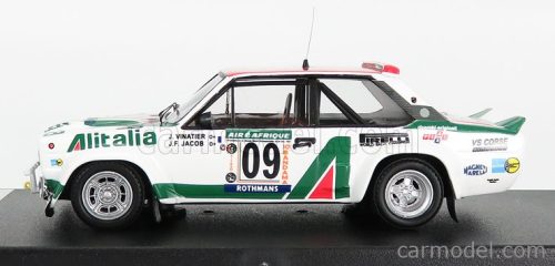 FIAT  131 ABARTH ALITALIA N 09 RALLY BANDAMA 1978 J.VINATIER - J.F.JACOB  WHITE RED GREEN