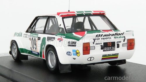 FIAT  131 ABARTH ALITALIA N 09 RALLY BANDAMA 1978 J.VINATIER - J.F.JACOB  WHITE RED GREEN
