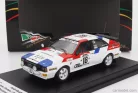 AUDI  QUATTRO N 18 RALLY BANDAMA 1981 A.CHOTEAU - P.Y.BUREL  WHITE RED BLUE