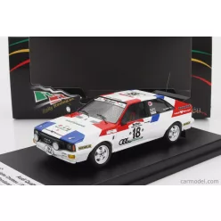   AUDI  QUATTRO N 18 RALLY BANDAMA 1981 A.CHOTEAU - P.Y.BUREL  WHITE RED BLUE