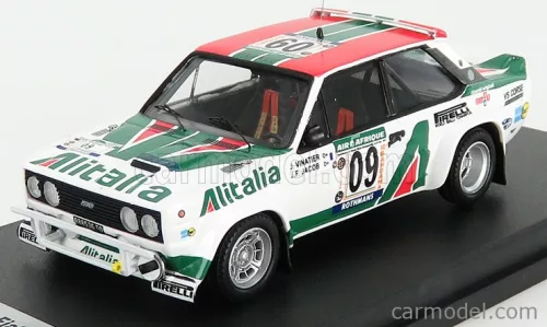FIAT  131 ABARTH ALITALIA N 09 RALLY BANDAMA 1978 J.VINATIER - J.F.JACOB