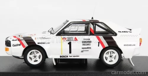 AUDI  QUATTRO SPORT N 1 WINNER RALLY STADTE 1984 - START RACE VERSION W.ROHRL - C.GEISTDORFER