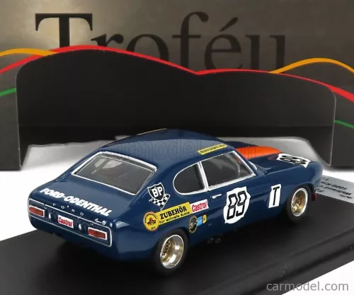 Ford  CAPRI 2600 RS N 89 1000km NURBURGRING 1972 W-ODENTHAL - K-FRITZINGER  BLUE ORANGE