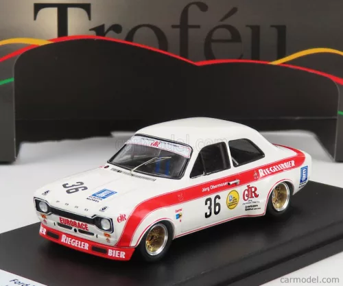 FORD ENGLAND  ESCORT MKI N 36 NURBURGRING 1973 JORG OBERMOSER  WHITE RED