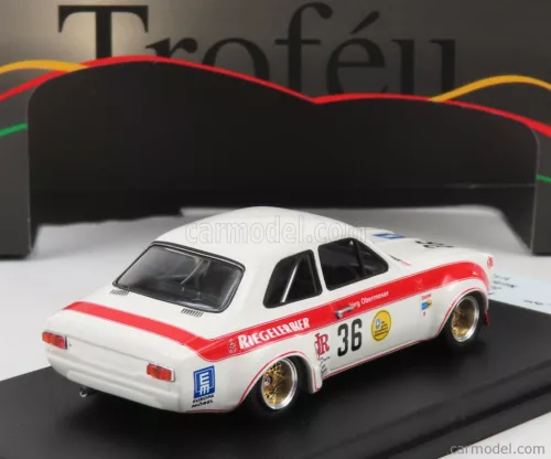 FORD ENGLAND  ESCORT MKI N 36 NURBURGRING 1973 JORG OBERMOSER  WHITE RED