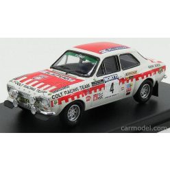   FORD ENGLAND  ESCORT MKI BLAUPUNKT TEAM COLT RACING WINNER RALLY 1000 LAKES 1973 T.MAKINEN - H.LIDDON  WHITE RED
