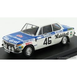   BMW  2002ti N 46 RALLY MONTECARLO 1973 R.HAINBACH - W.BIEBINGER  WHITE BLUE