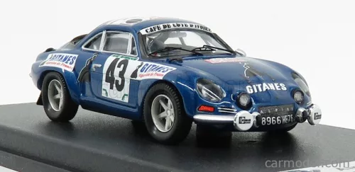 RENAULT  ALPINE A110 N 43 RALLY BANDAMA 1974 S.MEHTA - M.DOUGHTY  BLUE MET