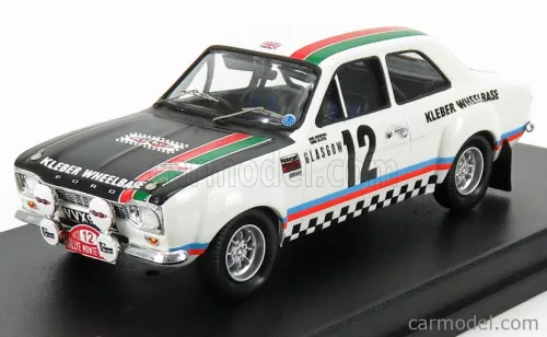FORD ENGLAND  ESCORT 1600 RS MKI (night version) N 12 RALLY MONTECARLO 1973 C.SCLATER - J.DAVENPORT  WHITE BLACK