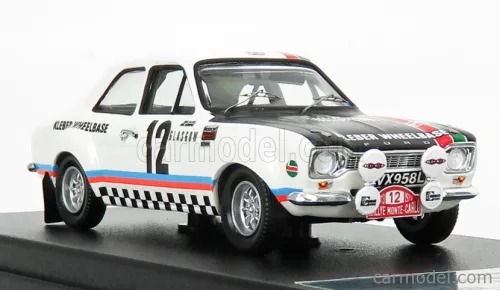FORD ENGLAND  ESCORT 1600 RS MKI (night version) N 12 RALLY MONTECARLO 1973 C.SCLATER - J.DAVENPORT  WHITE BLACK