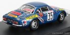 RENAULT  ALPINE A110 N 35 RALLY MONTECARLO 1973 K.RUSSLING - W.WEISS  BLUE MET
