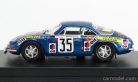 RENAULT  ALPINE A110 N 35 RALLY MONTECARLO 1973 K.RUSSLING - W.WEISS  BLUE MET