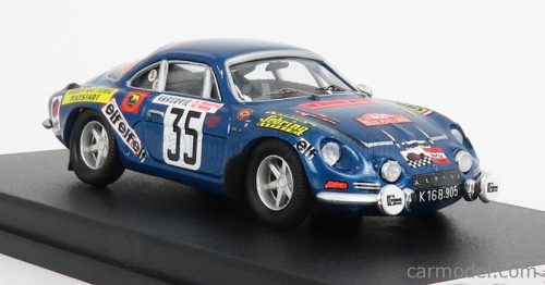 RENAULT  ALPINE A110 N 35 RALLY MONTECARLO 1973 K.RUSSLING - W.WEISS  BLUE MET