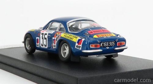 RENAULT  ALPINE A110 N 35 RALLY MONTECARLO 1973 K.RUSSLING - W.WEISS  BLUE MET