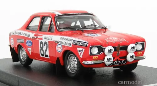 FORD ENGLAND  ESCORT MKI (night version) N 82 RALLY MONTECARLO 1972 G.VAN LENNEP - J.KLEIN  RED WHITE