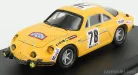 RENAULT  A110 ALPINE N 78 RALLY CRITERIUM DES CEVENNES 1969 B.WOLLEK - M.GRANDRIVE  YELLOW