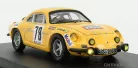 RENAULT  A110 ALPINE N 78 RALLY CRITERIUM DES CEVENNES 1969 B.WOLLEK - M.GRANDRIVE  YELLOW