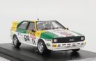 AUDI  QUATTRO N 11 RALLY 1000 PISTES 1983 J.PANCIATICI - A.TABET  WHITE GREEN YELLOW