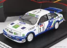 FORD ENGLAND  SIERRA RS COSWORTH (night version) N 11 RALLY TOUR DE CORSE 1989 P.C.BARONI - M.ROUSSEAU  WHITE BLUE