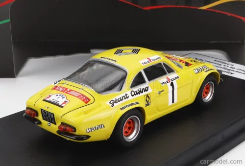 RENAULT  ALPINE A110 N 1 RALLY TOUR DE LA REUNION 1979 B.BEGUIN - P.OZOUX  YELLOW