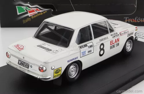 BMW  2002 Ti (night version) N 8 RALLY MONTECARLO 1971 W.POLTINGER - H.HARTINGER  WHITE