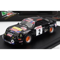   RENAULT  ALPINE A110 ESSO N 2 WINNER RALLY MONT-BLANC 1976 B.SABY - TILBER  BLACK