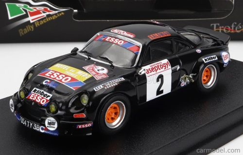 RENAULT  ALPINE A110 ESSO N 2 WINNER RALLY MONT-BLANC 1976 B.SABY - TILBER  BLACK