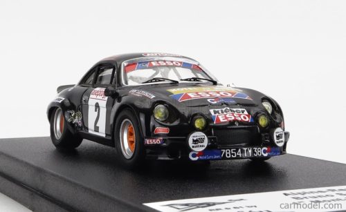 RENAULT  ALPINE A110 ESSO N 2 WINNER RALLY MONT-BLANC 1976 B.SABY - TILBER  BLACK