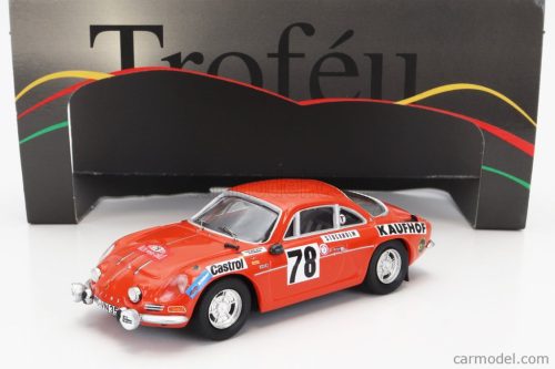 RENAULT  ALPINE A110 N 78 RALLY MONTECARLO 1975 F.VON DER LEYEN - P.DIEKMANN  DARK ORANGE
