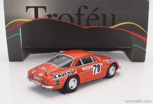 RENAULT  ALPINE A110 N 78 RALLY MONTECARLO 1975 F.VON DER LEYEN - P.DIEKMANN  DARK ORANGE