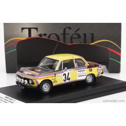   BMW  2002Ti (night version) N 34 RALLY MONTECARLO 1975 P.BOS - C.DURKALECK  YELLOW BLACK