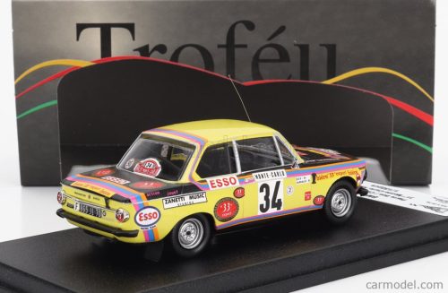 BMW  2002Ti (night version) N 34 RALLY MONTECARLO 1975 P.BOS - C.DURKALECK  YELLOW BLACK