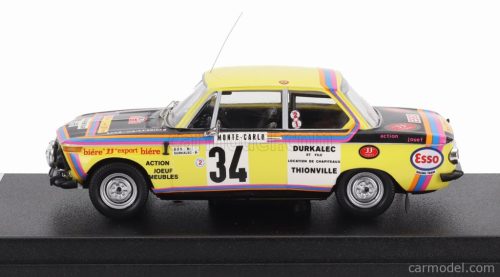 BMW  2002Ti (night version) N 34 RALLY MONTECARLO 1975 P.BOS - C.DURKALECK  YELLOW BLACK