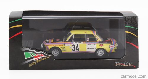 BMW  2002Ti (night version) N 34 RALLY MONTECARLO 1975 P.BOS - C.DURKALECK  YELLOW BLACK