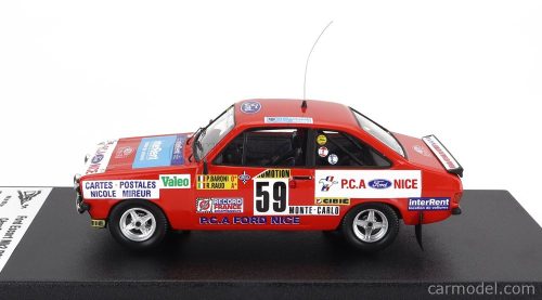 FORD ENGLAND  ESCORT MKII RS2000 (night version) N 59 RALLY MONTECARLO 1982 C.BARONI - R.BAUD  RED