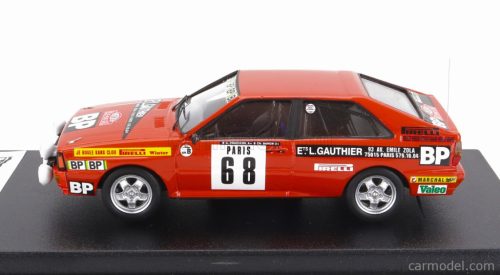 AUDI  QUATTRO (night version) N 68 RALLY MONTECARLO 1982 GUY CHASSEUIL - CHRISTIAN BARON  RED