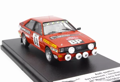AUDI  QUATTRO (night version) N 68 RALLY MONTECARLO 1982 GUY CHASSEUIL - CHRISTIAN BARON  RED