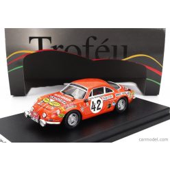   RENAULT  A110 ALPINE (night version) N 42 RALLY TOUR DE LA REUNION 1979 BERNARD BEGUIN - PHILIPPE OZOUX  ORANGE