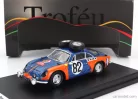 RENAULT  A110 ALPINE (night version) N 82 RALLY MONTECARLO 1973 UMBERTO DE BONIS - MARIA T-PELOSSA  BLUE ORANGE