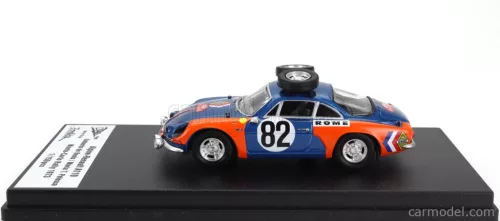 RENAULT  A110 ALPINE (night version) N 82 RALLY MONTECARLO 1973 UMBERTO DE BONIS - MARIA T-PELOSSA  BLUE ORANGE