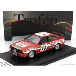   AUDI  QUATTRO (night version) N 46 RALLY MONTECARLO 1982 HENRY COCHIN - MORIN  RED WHITE