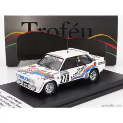   FIAT  131 ABARTH (night version) N 279 RALLY MONTECARLO 1982 ROGER KRATTIGER - FRANCO DAMINELLI  WHITE