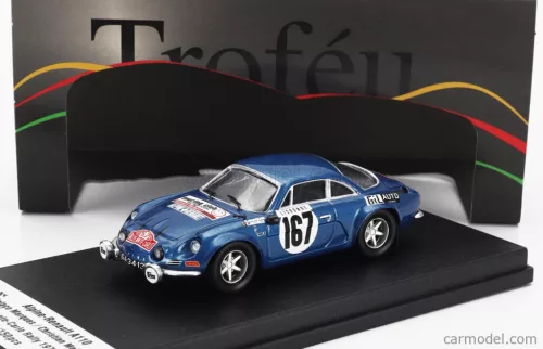 RENAULT  ALPINE A110 1600 N 167 RALLY MONTECARLO 1972 VITOR COLACO MARQUES - CHRISTIAN MELVILLE  BLUE