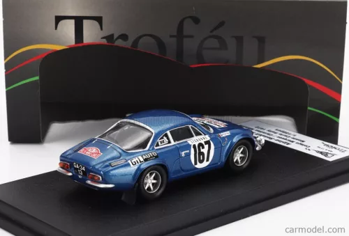 RENAULT  ALPINE A110 1600 N 167 RALLY MONTECARLO 1972 VITOR COLACO MARQUES - CHRISTIAN MELVILLE  BLUE